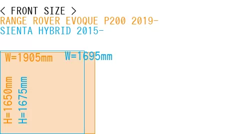 #RANGE ROVER EVOQUE P200 2019- + SIENTA HYBRID 2015-